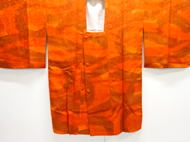 抽象模様道行コート